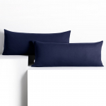 Dekoratiivpadjap&uuml;&uuml;r Restilo Amber, tumesinine, 40 cm x 120 cm, 2 tk