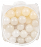 Pallide komplekt basseini jaoks BabyTrold 88-00SAND-MIX, ⌀ 7 cm, 100 tk, valge v. beež v.