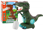 M&auml;nguloom dinosaurus Lean Toys Atomizing, 25 cm, roheline