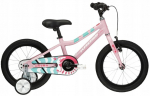 Lisaratastega laste jalgratas, laste Kross Mini 4.0 D, roosa, 16"