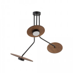 Valgusti lagi Nowodvorski Disk 7644, GX53, 3 x 8 W, pruun v./must v.