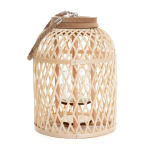 Latern Homla Avli 885650, klaas/puit, &Oslash; 21 cm, 27.5 cm, pruunikas v.