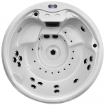 Vann, massaaži AMOG-1415, 200 cm x 200 cm x 90 cm, ovaalne, valge