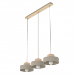 Valgusti lagi Emibig Kivi, E27, 3 x 15 W, beež v.