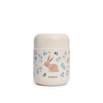 Toidutermos Miniland Thermy Mini Rabbit, 280 ml, 0 kuud, 9.3 cm, roostevaba teras, beež v.