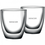 Topeltklaasiga klaaside komplekt Sencor Espresso SGX 001, l&auml;bipaistev v., 0.08 l