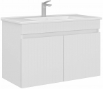 Vannitoakapp valamuga Kalune Design Tivoli, valge matt v., 45 cm x 85 cm x 57 cm