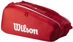 Tennisekott Wilson Super Tour 9PK, punane v.