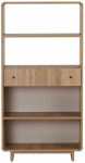 Raamaturiiul Nordure Senza Sepet, tamm v., 153 cm x 78 cm x 34 cm