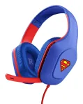 Juhtmega k&otilde;rvaklapid lastele Trust GXT416SM ZIROX Superman 25738, sinine v./punane v.