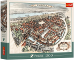 Pusle Trefl Warsaw Old Town, 68 cm x 48 cm, 1000 tk