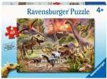 Pusle Ravensburger Dinosaurs, 36 cm x 26 cm, 60 tk