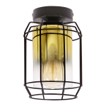 Valgusti lagi Candellux Lighting Jonera 31-49339, E27, 1 x 40 W, kuldne v. / must v.