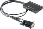 Adapter Techly HDMI to SVGA with USB Audio HDMI, VGA, 0.3 m, must v.