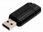 USB m&auml;lupulk Verbatim Store 'n' Go Pinstripe, must v., 64 GB