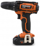 Akukruvikeeraja-trell koos akuga Daewoo DAA 1620Li, 16 V, 1.5 Ah