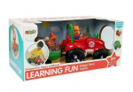 Игрушечные тракторы с аксессуарами Lean Toys Happy Farm Tractor LT8297, punane v./roheline v.