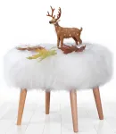 Tumba Hanah Home Deer 209FLF1135, valge v., 42 cm x 50 cm x 45 cm