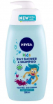 Laste du&scaron;igeel ja &scaron;ampoon Nivea Kids, 500 ml