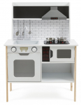 M&auml;nguk&ouml;&ouml;k EcoToys Wooden Kitchen, valge