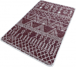 Vannitoa p&otilde;randamatt Foutastic Straordinario 359CHL4915, valge/punane, 120 cm x 70 cm