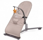 Beebi kiiktool KinderKraft Mimi, hele pruun v.