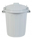 Lemmikloomatoidu s&auml;ilituskast Curver Barrel, 23 l, 35 cm x 35 cm x 45 cm, hall v.