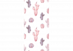 Tapeet Artgeist Pink Cacti, 1000 cm x 50 cm