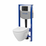 Seinapealse WC-poti komplekt krohvialune Cersanit S701-756, 20 cm x 50 cm