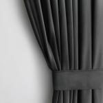 &Ouml;&ouml;kardin Restilo Velvet, grafiit, 140 cm x 245 cm