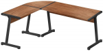Nurga kirjutuslaud Mark Adler Leader 5.5, 147 cm x 112 cm, 74 cm, pruun v./must v.