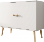 Kummut ADRK Deri, valge v., 85 cm x 42 cm x 100 cm