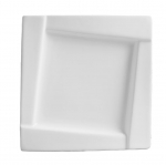 Taldrik magustoidu Ambition Kubiko, 20 cm x 20 cm, valge v.