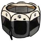 Lemmikloomadele m&otilde;eldud kokkupandav m&auml;nguv&auml;ljak, 70 x 70 x 45 cm, traat