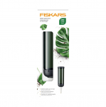 Kastmismull Fiskars, plastik, must v., 0.35 l