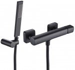 Du&scaron;ikomplekt koos segistiga Laveo Tores, must