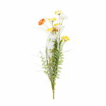 Kunstlilledest kimp Domoletti, kollane/oranž, 60 cm