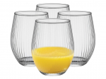 Klaaside komplekt Glasset Lyra, karastatud klaas, 0.580 l, 4 tk