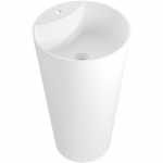 Vannitoa kraanikauss Mexen Onyx 02, konglomeraat, 45 cm x 45 cm x 83 cm, valge