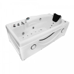 Vann, massaaži AMO-1634 TURBO, 170 cm x 87 cm x 60 cm, ristk&uuml;lik, valge