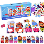 Pusle, loomad Letters On A Train, EN, mitmev&auml;rviline, 40 tk