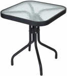 Aialaud Saska Garden, l&auml;bipaistev v./must v., 45 cm x 45 cm x 51 cm