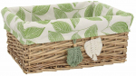 Korv Home4you Willi Miro 88873, puuvill/paju, 40 cm x 31 cm, pruunikas v.