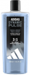 Meeste kehapesugeel Adidas Dynamic Pulse 3-in-1, 600 ml