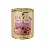 M&auml;rg koeratoit Lugers Daily Pleasures, vasikaliha, 0.8 kg