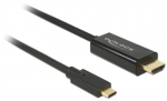 Juhe Delock USB-C > HDMI (ST-ST) 1m 4K 30Hz USB C male, HDMI A male, 1 m, must v.