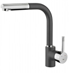 K&ouml;&ouml;gisegisti Teka Kitchen Faucet ARK 938, must v./hall v.