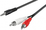 Juhe Techly RCA x 2, Jack 3.5, 0.5 m