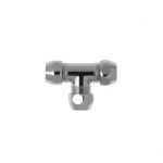 Kolmik (kolme haruga) Benkiser 5183810, 3/8 tolli - v&auml;liskeere/10 mm - pingutatav, messing