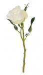 Kunstlill, roos, valge v., 35 cm